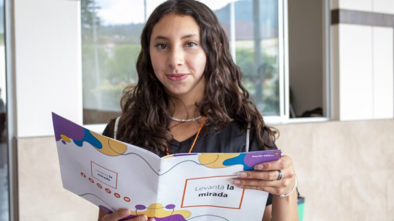 Emilene es una agente de cambio dentro de su comunidad.