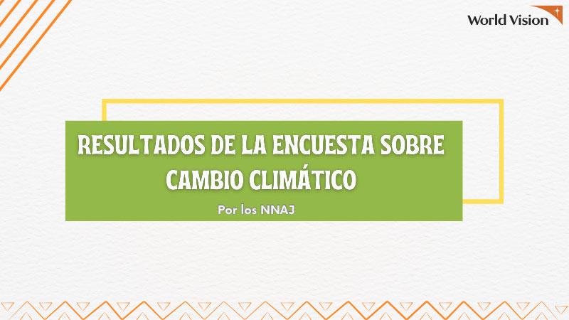 Resultados de encuesta sobre cambio climático