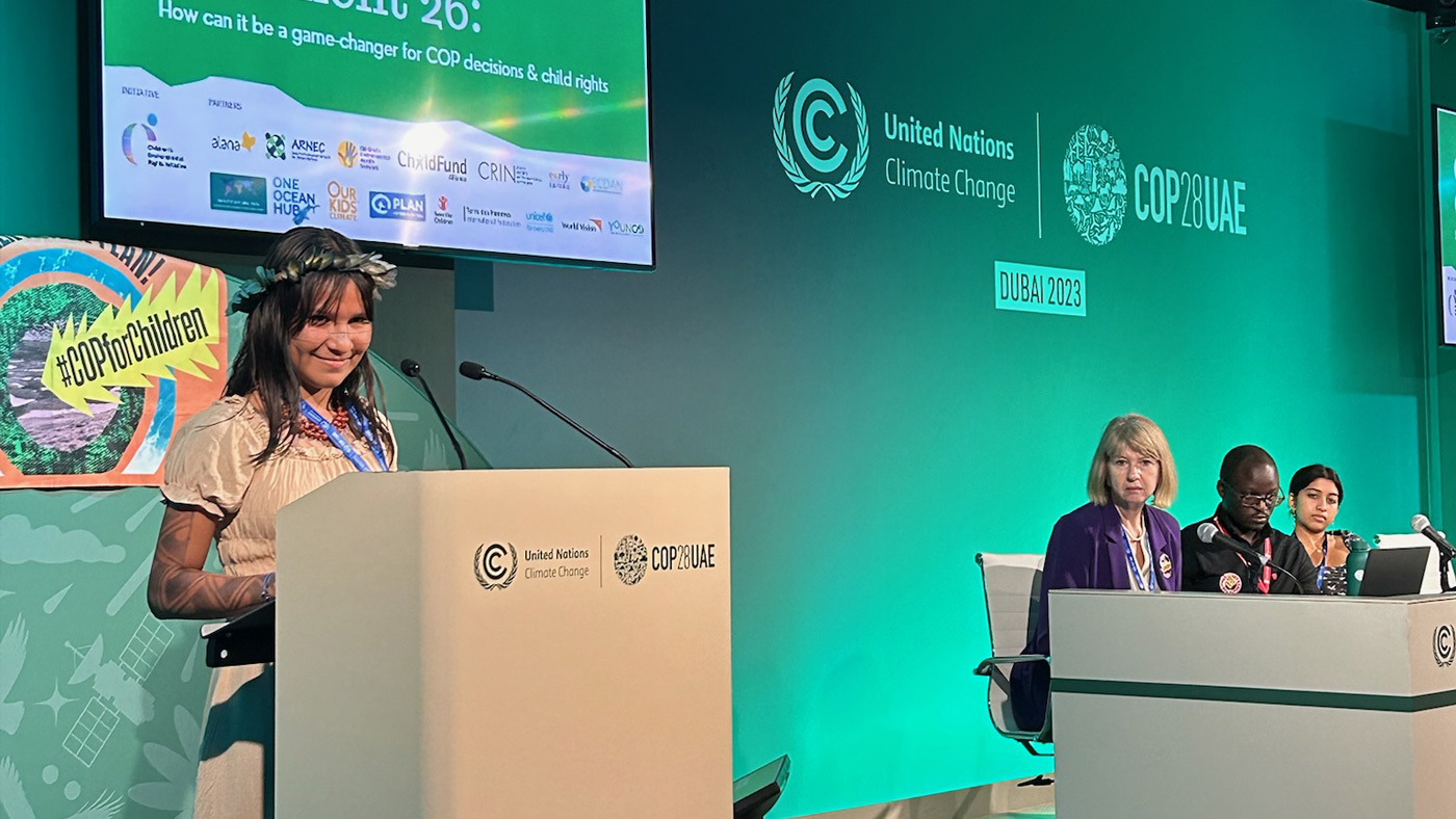 World Vision confirma su compromiso con las prioridades del cambio climático en la COP28