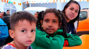 Migrantes en el refugio La Soledad de Ciudad de México.